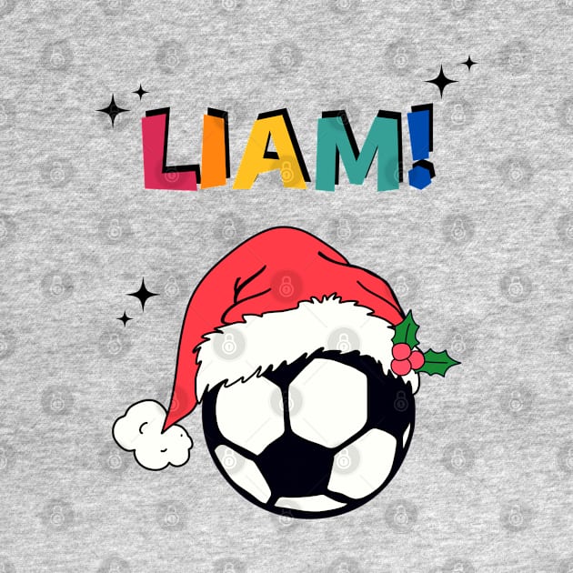 Liam Custom Request Personalized - Christmas Soccer Ball by Pop Cult Store